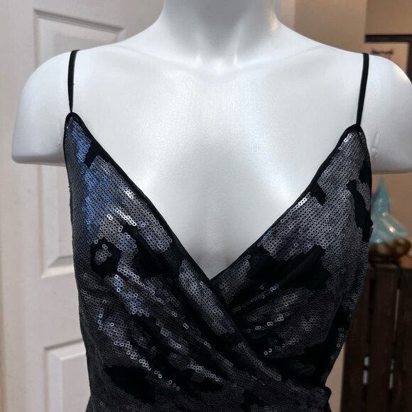 Dynamite  Sequinned Wrap Dress Size Small - Picture 2 of 11